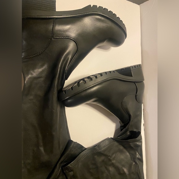 Black Azalea Wang Stretchy Thigh High Boots size 10 - Picture 4 of 16